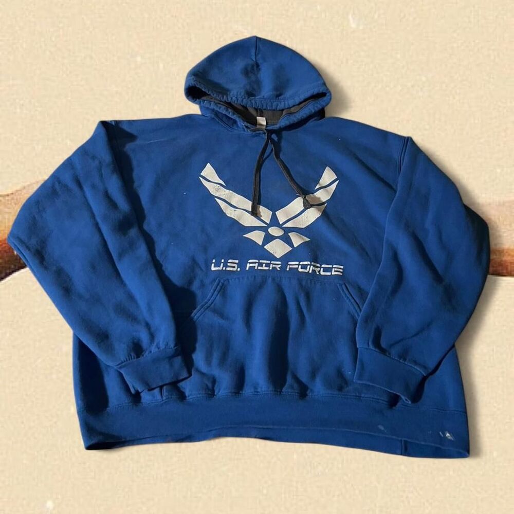 Fruit-of-the-loom Men's Blue Hoodie